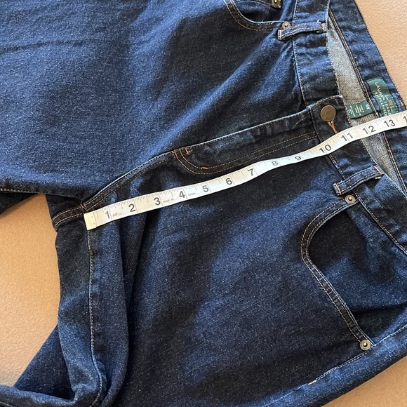 LAUREN RALPH LAUREN Women’s Blue Jeans- straight leg - Size 16 - Picture 11 of 13